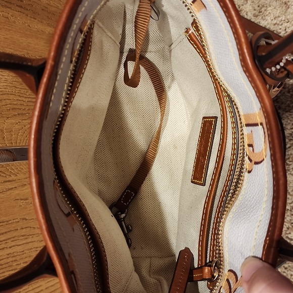 EUC Dooney and Bourke Monogram Small Handle Tote - Picture 5 of 7